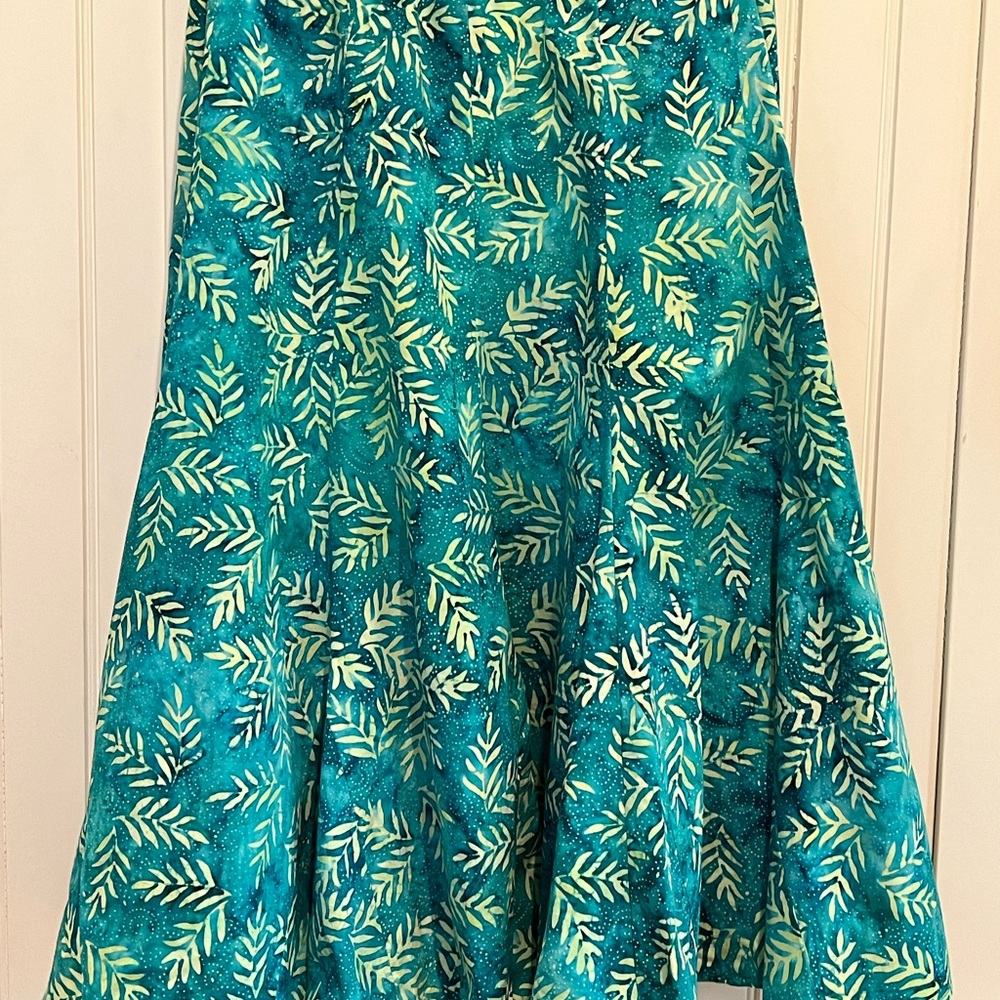 One of a kind handmade batik skirt